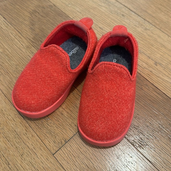 Red Wool Lounger Allbirds Toddler Shoes - size T5 - Picture 1 of 7
